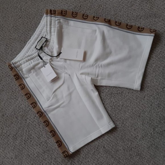 White Color GUCCI Men’s Short